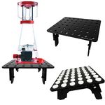 Reefing Art Coral Frag Rack Stand/Skimmer Stand/Multi Function Stand (9" x 7" Black / 30 Frags)