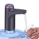 Cozy BlueWater Dispenser, Portable Water Bottle Pump for Universal 3, 4 and 5 Gallon with USB Electric Charging and Automatic Off Switch (Black)