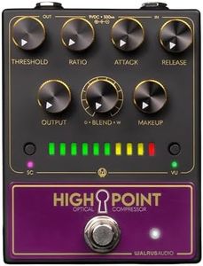 Walrus Audio Highpoint Optical Compressor Pedal, Black