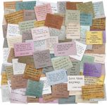 120 Pieces Retro Bible Verse Sticke