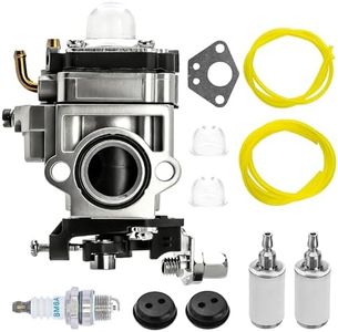 BlueStars PR2322 Carburetor - For Poulan Pro PR48BT PR46BT BP400 BP402 967086901 Earthquake E43 MC43E MC43 MD43 WE43 300486 Southland SCV43 SEA43 Powermate Edger PEA438 PCV43 Eskimo Mako M43 Engine
