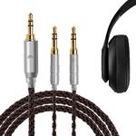 OKCSC ZT8 Dual 3.5mm to 3.5mm Headphone Cable for Hifiman Sundara/ANANDA-BTHE4XX/HE-400i/560/OneOdio Pro-10,8 Core OFC 3.5mm Headphones Extension aux cable for AGPTEK HA1/FiiO K3/BTR5-B/BTR3K/Q3/M11-B