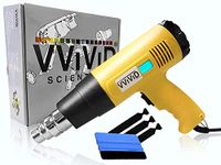 VViViD Professional Heat Gun Automotive Vinyl Wrap Tool Including Precision Nozzle, Digital Temperature Readout and 3M Toolkit