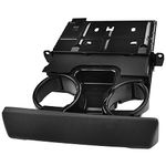 A-Premium Cup Holder Compatible with Ford F-250 Super Duty, F-350 Super Duty, F-450 Super Duty, F-550 Super Duty, 2005 2006 2007, Pickup, Dashboard, Dark Flint, Replace# 5C3Z-2504810-AAE