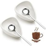 4 Pieces Coffee Spoon Rest and Spoo
