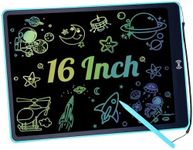 16 Inch LCD Writing Tablet for Kids, Toys Doodle Board for 3 4 5 6 7 8 Year Old Boys Girls, Toddler Gifts Drawing Pad for Birthday Travel Essentials, Blue