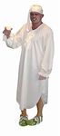 The Dragons Den Adults Ebeneezer Scrooge Victorian Nightgown & Night Cap Christmas Carol Fancy Dress Costume [Adults L-XL upto 52" Chest]