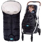 Yobee Universal Winter Warm Baby Stroller Footmuff, Outdoor Walking Warm Bunting Bag for Most Stroller, Pram, Joggers, Waterproof Winterproof Stroller Sleeping Bag Baby Blanket