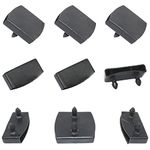 Gad2go 36 Pieces Plastic Bed Slat Caps 53mm-55mm Bed Slat Centre Caps Holder Side Slat Bracket Cover Replacement for Single Double King Size Beds (24 x Side Cover,12 x Centre Caps Holder)