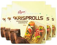 Pågen Krisprolls Wholegrain | Swedish Toast | Healthy Snack | High Fibre | 5 PACKS of 225 g