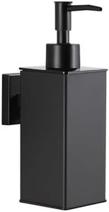 BGL Matte Black Soap Dispenser Wall Mounted for Bathroom