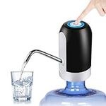 HUAPPNIO Water Bottle Pump Electric Portable USB Charging for 5 Gallon Water Bottle with 1200MAH Battery Powered Black