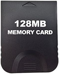 Aoyoho 128MB Gaming Memory Card Compatible for Wii, Black, MC_128BK