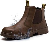 KELODON Waterproof Steel Toe Boots 