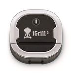 Weber iGrill 3 Smart Bluetooth Thermometer/Compatible with Genesis II, Spirit II & Genesis II LX Gas Barbecues, Weber iGrill App, Temperature Alerts, LED Display, 250H Battery, 5.6 x 6.6 x 6.4 cm