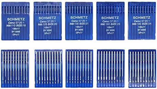 SCHMETZ 50pcs Size 18 20 21 23 24 135x17 DPx17 Walking Foot Sewing Machine Needle