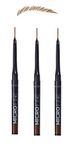 Pack of 3 Micro Fine Brow retractable pencil DARK BROWN replaces Glimmerstick for Brows, no need to sharpen, by Avon.