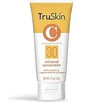 TruSkin Mineral Face Sunscreen SPF 30 – Broad Spectrum Mineral Sunscreen for Face with Zinc Oxide, Vitamin C & Vegan Marine Collagen – Lightweight Sunscreen for Sensitive Skin, 1.7 fl oz