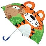 abracadabra Pop Up Umbrella for Kids, Size: 45 cm x 60 cm - Tiger