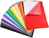 Caydo 30 Pcs 8" x 12" Adhesive Backed Felt Fabric Sheets, Assorted Color Christmas Felt Sheet for Sewing DIY Craft and Christmas Decorations