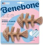 Benebone Puppy Tiny 2-Pack Fishbone