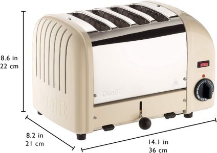 Dualit Classic 4-Slice Toaster – Cream