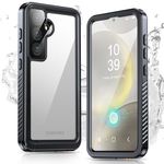 Samsung Galaxy S24 Case Waterproof, IP68 Waterproof Case for Samsung Galaxy S24,Samsung Galaxy S24 Magnetic Case with Kickstand, Lens Protection and Drop Protection Case,Impact Resistant TPU + PC Case