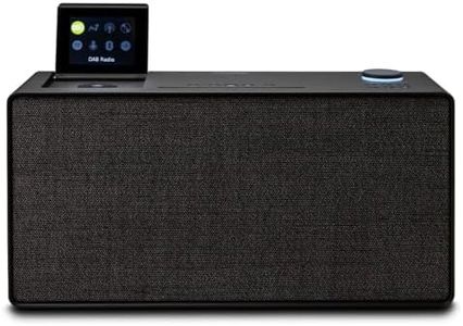 Pure Evoke Home All-In-One Musiksystem mit CD-Player, DAB+/FM Radio, Internetradio, Bluetooth, Spotify Connect, Coffee Schwarz