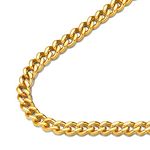 FindChic Gold Chain for Men Necklace 18K Gold Plated Hip Hop Rapper 5MM Link Chains for Men Boys 18''