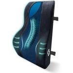 SAMSONITE, Mid-Low Back Support Pillow with Cooling Gel for Office Chair or Car Seat - Boost Your Lower Back Comfort Zone, [HIGH Grade - Memory Foam], Versatile Supportive Lumbar Cushion…