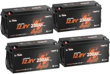 LiTime 4-Pack 12V 230Ah Bluetooth L