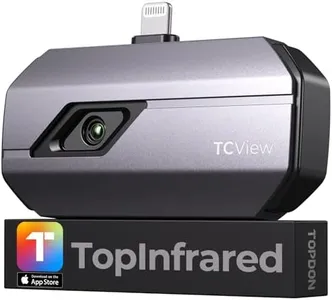 TOPDON TC002 Thermal Camera for iOS (iPhone & iPad), 256 x 192 IR High Resolution, Thermal Imaging Camera, Thermal Imager,-4°F~1022°F Temperature Range,40mk Thermal Sensitivity,Support Video Recording