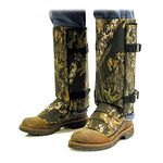 Crackshot Men's Snake Bite Proof Guardz Gaiters, Mossy Oak Break Up Country, Large