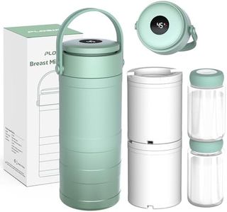Portable Breast Milk Cooler, 24H 360° Cooling, Digital Temp Display, 22oz Capacity with 2 BPA-Free Bottles, CPC Certified for Outdoor Travel & Commute