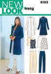 New Look Sewing Pattern 6163 Misses' Separates, Size A (8-10-12-14-16-18)