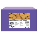 Pointer - Cheese Flavoured Bones - Oven Baked Dog Treats with No Added Artificial Flavours, Perfect as a Snack or Training Aid, 10kg Box