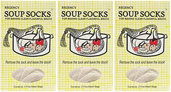 (1) - Regency Soup Sock Triple Pack - total 9 Socks