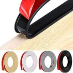 U-Shape Edge Banding, HeiPen 16.4ft Self Adhesive Rubber Edge Trim, Fit 29-30mm Edge, TPE Flexible Furniture Edge Protector for Wood Veneer Cabinet Repair Furniture Restoration (Black, 30mm*16.4ft)