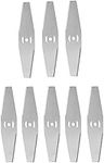 Weed Eater Replacement Blades,Brush Cutter Metal Lawn Cutter Rotary Weed Brush Blades Weed Eater Razor Trimmer Head for Garden Mower,Cutting Grass Weeds, Underbrush, Thorns (8pcs)