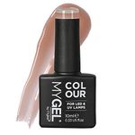 Mylee Gel Nail Polish 10ml [Meant To Be] UV/LED Soak-Off Nail Art Manicure Pedicure for Professional, Salon & Home Use [Sheer Nudes Range] - Long Lasting & Easy to Apply