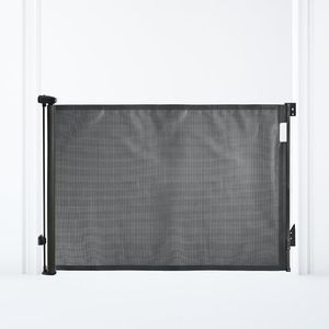 Dreambaby Glide N Hide 35'' Extra Tall, 55'' Wide Retractable Baby Gate - Ideal for Stairs, Doorways & Halls, Durable Mesh, EZY-Check Indicator, Dog & Pet Gate