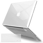 iBenzer MacBook Pro 13 Inch Case 2012-2015, Soft Touch Hard Case Shell Cover with Keyboard Cover for Apple MacBook Pro 13 with Retina Display A1425 1502, Crystal Clear, MMP13R-CYCL+1