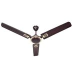 UltinoPro® Classic B1 High-Speed Ceiling fan 36 Months warranty, ISI Copper coil Motor 400rpm 50w size (48") 1200mm (Matt Black)