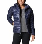 Columbia Womens Labyrinth Loop Hooded Jacket, Nocturnal, Dark Nocturnal, XL