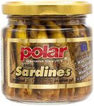 MW Polar Smoked Brisling Sardines in Olive Oil in glass Jar, Wild Caught, Kosher Certified, Natural Source of Omega 3, Hand Packed, Keto Friendly, Ready to Eat 6.52 oz (Pack of 12)