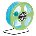 Trixie Exercise Wheel, Plastic, ø 20 cm , Assorted (Pink or Green & Blue)