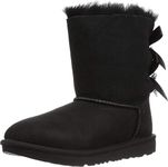 UGG Kids' Bailey Bow II Boot, Black, 4 Big Kid