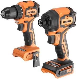 Cordless Impact Driver and Drill Combo Kit (Tool Only) for Dewalt 20V Max Battery, Up to 2300 In-lbs Brushless1/4" Impact Driver and 620 In-lbs 3/8" Power Drill with Tool Bag, LED Light
