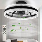 BKZO Φ50cm LED Ceiling Fans with Li