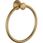 Delta Faucet 73846-CZ Lahara Towel Ring, Champagne Bronze, 2.28 X 7.44 X 2.28 inches